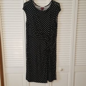 Merona Black and white polka dot dress